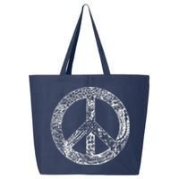 Peace Symbol 25L Jumbo Tote