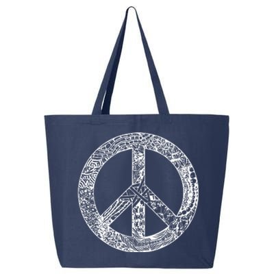 Peace Symbol 25L Jumbo Tote