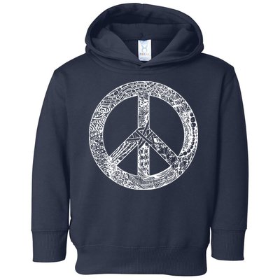 Peace Symbol Toddler Hoodie