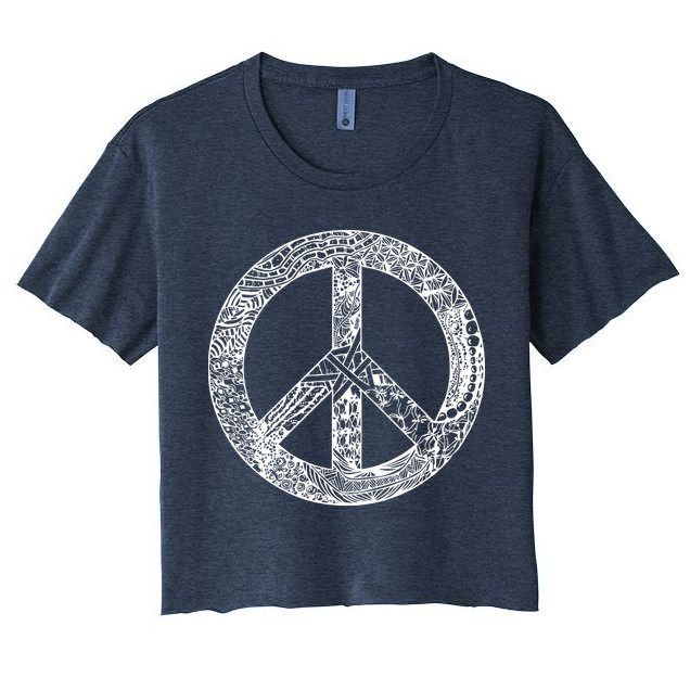 Peace Symbol Crop Top