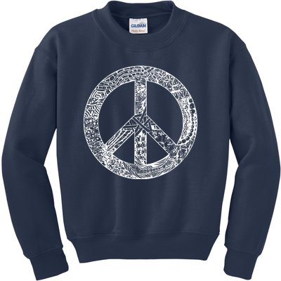 Peace Symbol Kids Sweatshirt