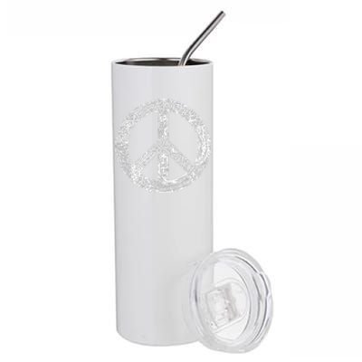 Peace Symbol Stainless Steel Tumbler