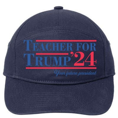 Personalized School Presidential Election For Trump 2024 Cool Gift 7-Panel Snapback Hat