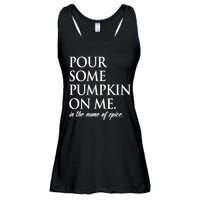 Pour Some Pumpkin On Me In The Name Of Spice Funny Fall Ladies Essential Flowy Tank