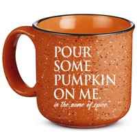 Pour Some Pumpkin On Me In The Name Of Spice Funny Fall 15oz Campfire Ceramic Mug