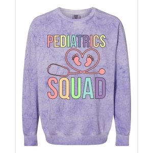 Pediatrics Squad Pediatrician Team Pediatric Doctor Gift Colorblast Crewneck Sweatshirt