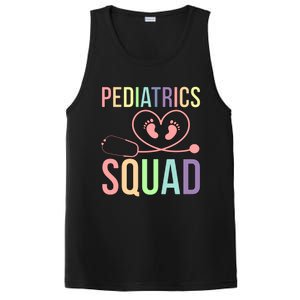 Pediatrics Squad Pediatrician Team Pediatric Doctor Gift PosiCharge Competitor Tank