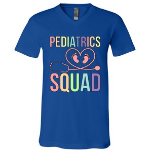 Pediatrics Squad Pediatrician Team Pediatric Doctor Gift V-Neck T-Shirt