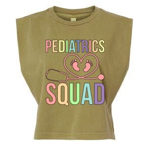 Pediatrics Squad Pediatrician Team Pediatric Doctor Gift Garment-Dyed Women's Muscle Tee