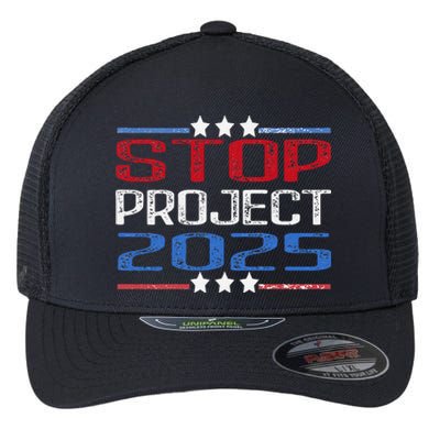 Prodemocracy Stop Project 2025 Presidential Election 2024 Flexfit Unipanel Trucker Cap