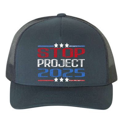 Prodemocracy Stop Project 2025 Presidential Election 2024 Yupoong Adult 5-Panel Trucker Hat