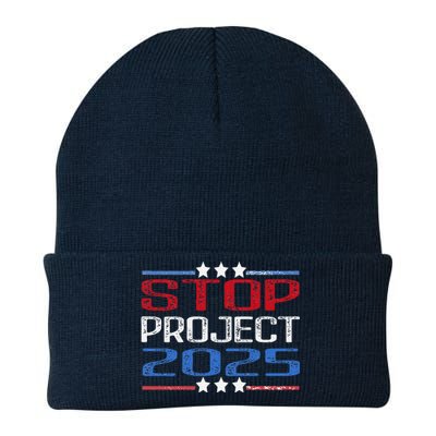 Prodemocracy Stop Project 2025 Presidential Election 2024 Knit Cap Winter Beanie