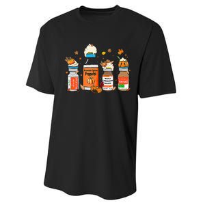 Pumpkin Spice Propofol Ativan Versed Haldol Halloween Nurse Performance Sprint T-Shirt