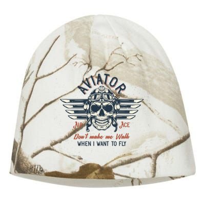 Pilot Skull Kati - Camo Knit Beanie