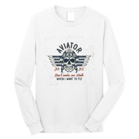 Pilot Skull Long Sleeve Shirt