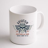 Pilot Skull Coffee Mug