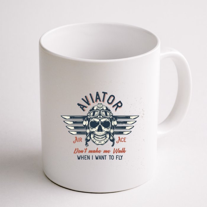 Pilot Skull Coffee Mug