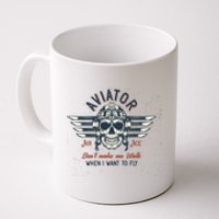 Pilot Skull Coffee Mug