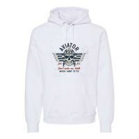 Pilot Skull Premium Hoodie