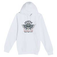 Pilot Skull Premium Pullover Hoodie