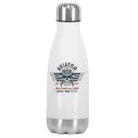 Pilot Skull Stainless Steel Insulated Water Bottle