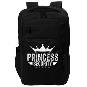 Princess Security Parents Dads Moms Funny Halloween Costume Impact Tech Backpack