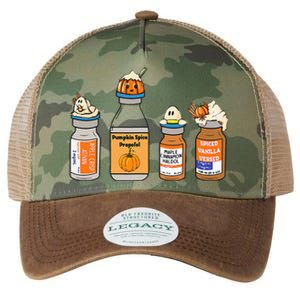 Pumpkin Spice Propofol Ativan Versed Haldol Nurse Halloween Legacy Tie Dye Trucker Hat