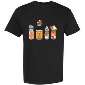 Pumpkin Spice Propofol Ativan Versed Haldol Nurse Halloween Garment-Dyed Heavyweight T-Shirt