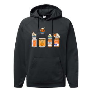 Pumpkin Spice Propofol Ativan Versed Haldol Nurse Halloween Performance Fleece Hoodie