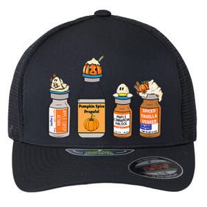 Pumpkin Spice Propofol Ativan Versed Haldol Nurse Halloween Flexfit Unipanel Trucker Cap