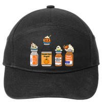 Pumpkin Spice Propofol Ativan Versed Haldol Nurse Halloween 7-Panel Snapback Hat