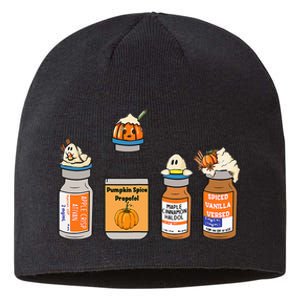 Pumpkin Spice Propofol Ativan Versed Haldol Nurse Halloween Sustainable Beanie