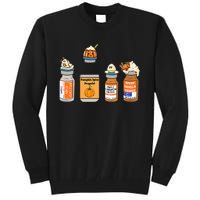 Pumpkin Spice Propofol Ativan Versed Haldol Nurse Halloween Tall Sweatshirt