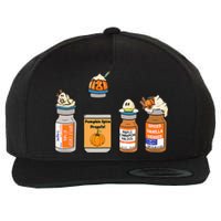 Pumpkin Spice Propofol Ativan Versed Haldol Nurse Halloween Wool Snapback Cap