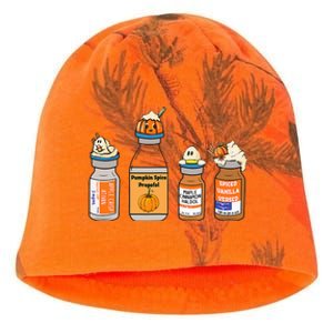 Pumpkin Spice Propofol Ativan Versed Haldol Nurse Halloween Kati - Camo Knit Beanie