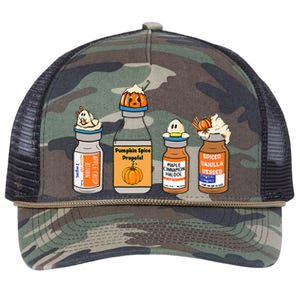 Pumpkin Spice Propofol Ativan Versed Haldol Nurse Halloween Retro Rope Trucker Hat Cap