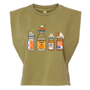 Pumpkin Spice Propofol Ativan Versed Haldol Nurse Halloween Garment-Dyed Women's Muscle Tee