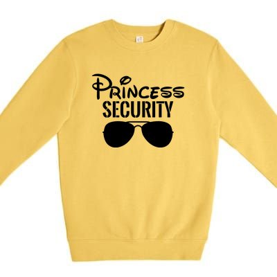 Princess Security Perfect Gifts For Dad Or Boyfriend Premium Crewneck Sweatshirt