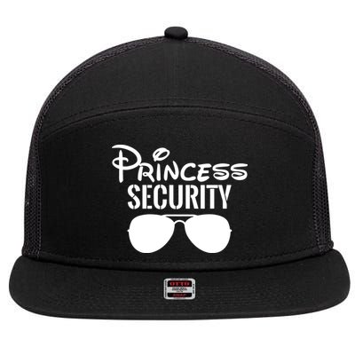Princess Security Perfect Gifts For Dad Or Boyfriend 7 Panel Mesh Trucker Snapback Hat