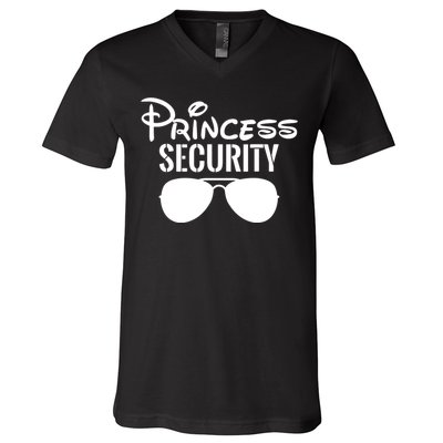 Princess Security Perfect Gifts For Dad Or Boyfriend V-Neck T-Shirt