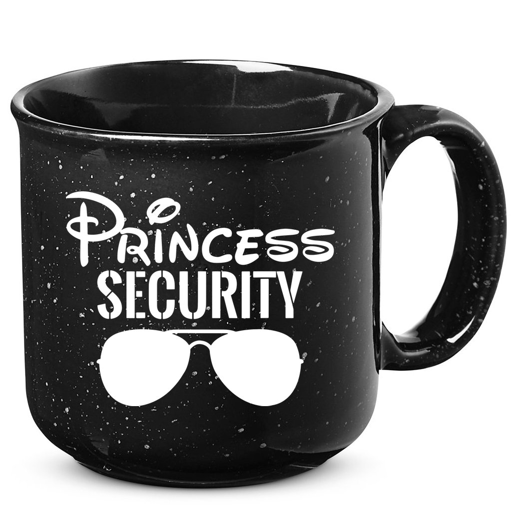 Princess Security Perfect Gifts For Dad Or Boyfriend 15oz Campfire Ceramic Mug