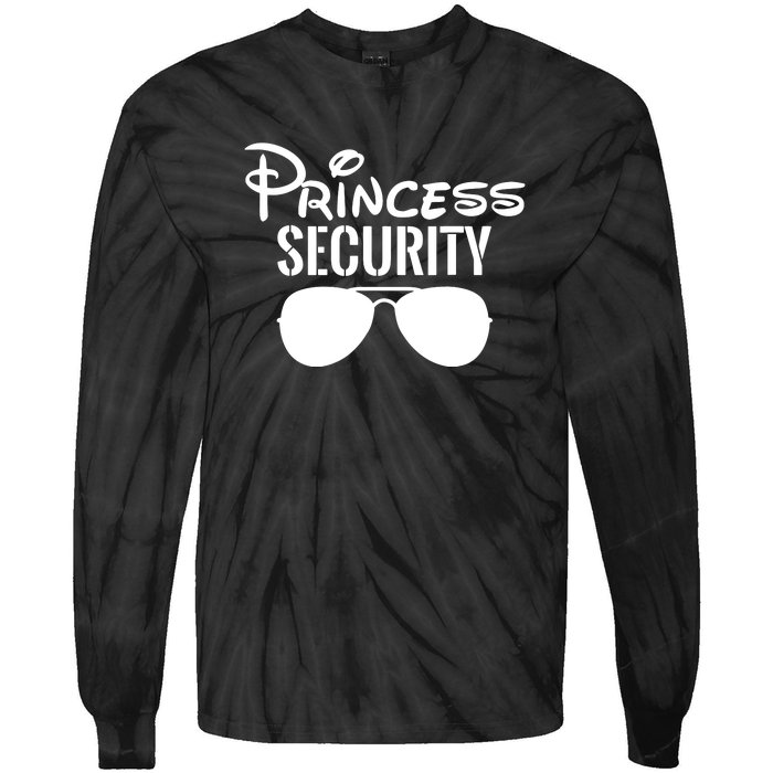 Princess Security Perfect Gifts For Dad Or Boyfriend Tie-Dye Long Sleeve Shirt