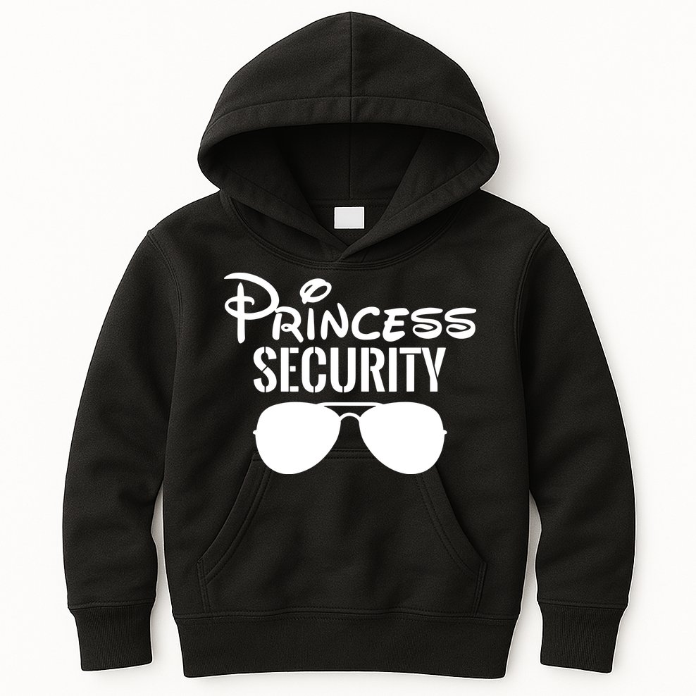 Princess Security Perfect Gifts For Dad Or Boyfriend Kids Hoodie