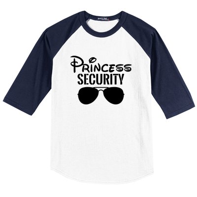 Princess Security Perfect Gifts For Dad Or Boyfriend Baseball Sleeve Shirt