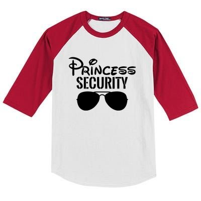 Princess Security Perfect Gifts For Dad Or Boyfriend Kids Colorblock Raglan Jersey