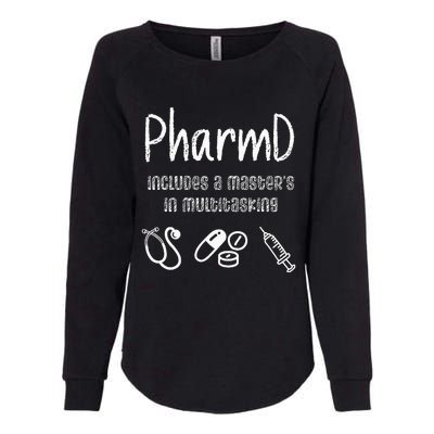 PharmD Student Pharmacy Humor Pharm D Graduation White Coat Womens California Wash Sweatshirt