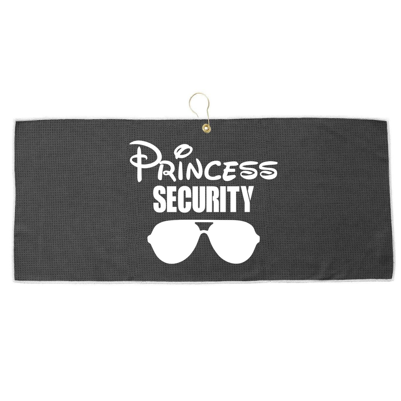 Princess Security Large Microfiber Waffle Golf Towel