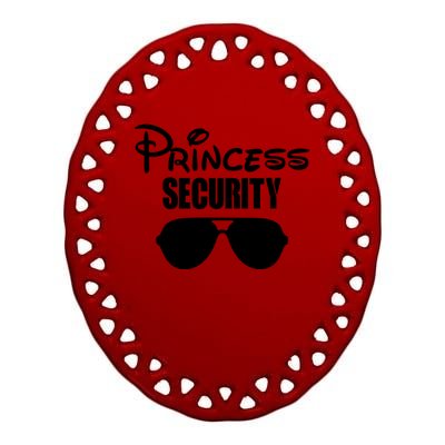 Princess Security Ceramic Oval Ornament