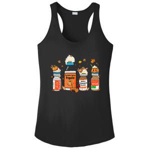 Pumpkin Spice Propofol Ativan Versed Haldol Halloween Nurse Ladies PosiCharge Competitor Racerback Tank