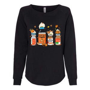 Pumpkin Spice Propofol Ativan Versed Haldol Halloween Nurse Womens California Wash Sweatshirt